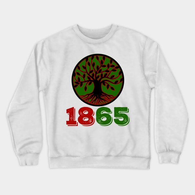 Honor African Roots American - Proud Juneteenth History Crewneck Sweatshirt by alcoshirts